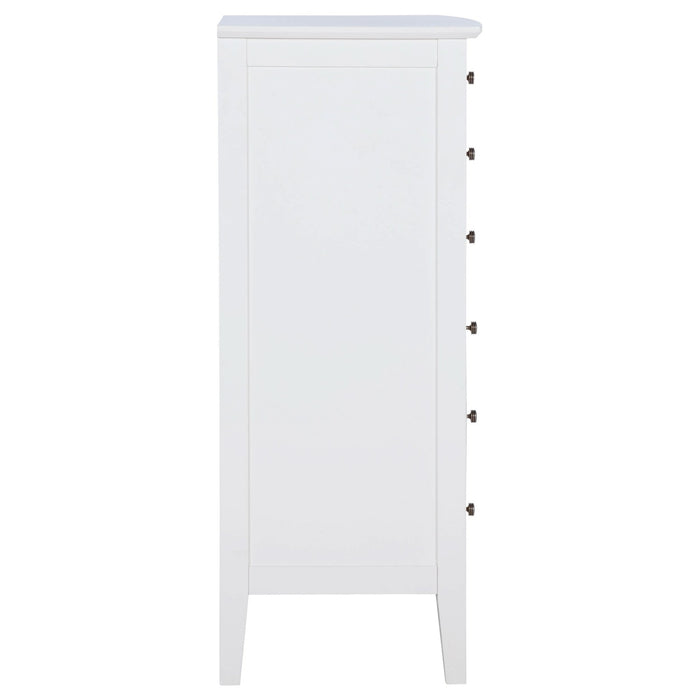 Bexhill 8 - drawer Chest of Drawers White - Walo Furniture