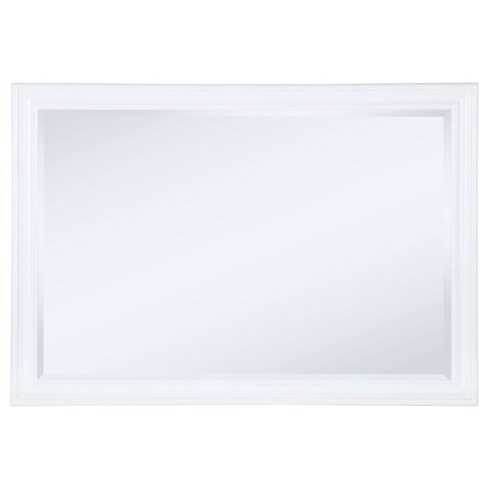 Bexhill Dresser Mirror White - Walo Furniture