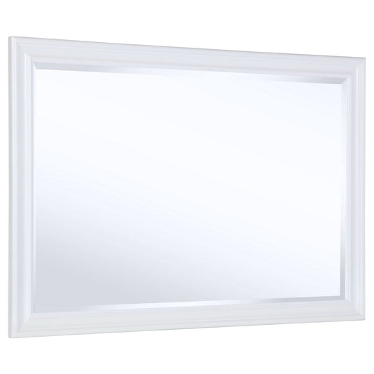 Bexhill Dresser Mirror White - Walo Furniture