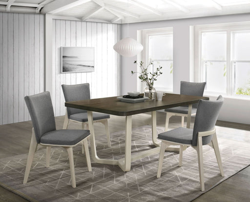 Biloxi 5 - piece 71 - inch Rectangular Dining Set Greyish Brown - Walo Furniture