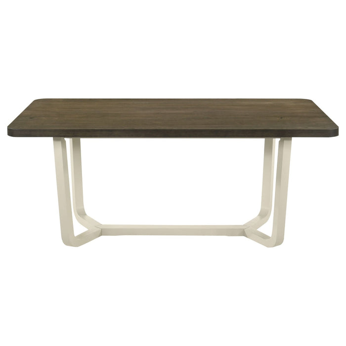 Biloxi 71 - inch Rectangular Wood Dining Table Greyish Brown - Walo Furniture