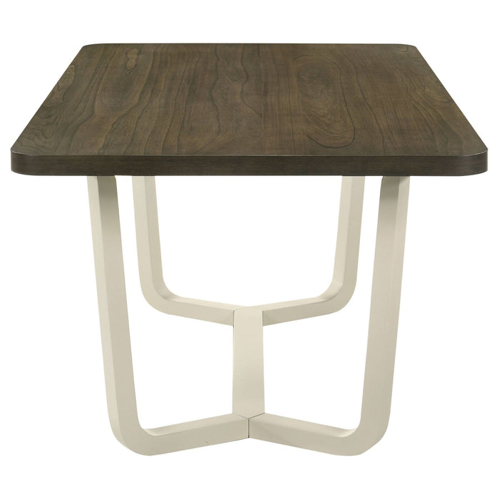 Biloxi 71 - inch Rectangular Wood Dining Table Greyish Brown - Walo Furniture