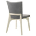 Biloxi Upholstered Dining Side Chair Grey (Set of 2) - Walo Furniture