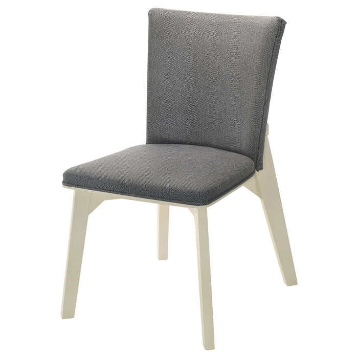 Biloxi Upholstered Dining Side Chair Grey (Set of 2) - Walo Furniture