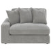 Blaine Upholstered Reversible Chaise Sectional Sofa Fog - Walo Furniture