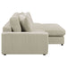 Blaine Upholstered Reversible Chaise Sectional Sofa Sand - Walo Furniture