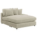 Blaine Upholstered Reversible Chaise Sectional Sofa Sand - Walo Furniture