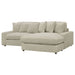 Blaine Upholstered Reversible Chaise Sectional Sofa Sand - Walo Furniture