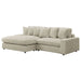 Blaine Upholstered Reversible Chaise Sectional Sofa Sand - Walo Furniture