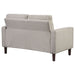 Bowen Upholstered Track Arm Tufted Loveseat Beige - Walo Furniture