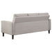 Bowen Upholstered Track Arm Tufted Sofa Beige - Walo Furniture