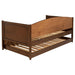 Bozeman Wood Twin Daybed With Trundle Medium Walnut - Walo Furniture