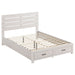 Brantford Wood Queen Storage Panel Bed Coastal White - Walo Furniture