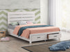 Brantford Wood Queen Storage Panel Bed Coastal White - Walo Furniture