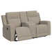 Brentwood 2 - piece Upholstered Reclining Sofa Set Taupe - Walo Furniture