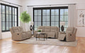 Brentwood 3 - piece Upholstered Reclining Sofa Set Taupe - Walo Furniture