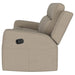 Brentwood Upholstered Motion Reclining Sofa Taupe - Walo Furniture