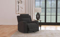 Brentwood Upholstered Recliner Chair Dark Charcoal - Walo Furniture