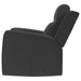 Brentwood Upholstered Recliner Chair Dark Charcoal - Walo Furniture