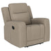 Brentwood Upholstered Recliner Chair Taupe - Walo Furniture