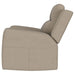 Brentwood Upholstered Recliner Chair Taupe - Walo Furniture