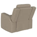 Brentwood Upholstered Recliner Chair Taupe - Walo Furniture