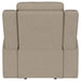 Brentwood Upholstered Recliner Chair Taupe - Walo Furniture