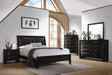 Briana 8 - drawer Dresser with Mirror Black - Walo Furniture