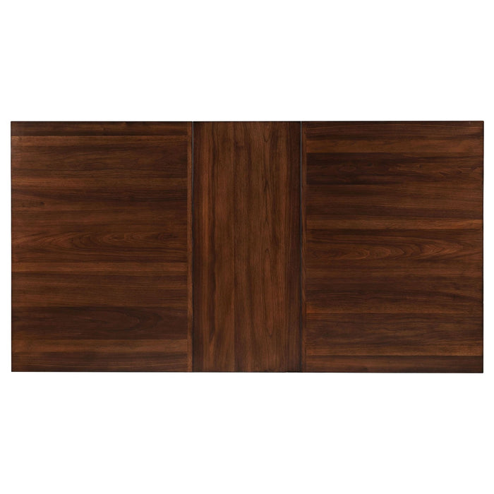 Briarwood 77 - inch Extension Leaf Dining Table Mango Oak - Walo Furniture