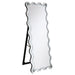 Brixey 24 x 63 Inch LED Lighting Standing Floor Mirror Black - Walo Furniture