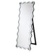 Brixey 24 x 63 Inch LED Lighting Standing Floor Mirror Black - Walo Furniture