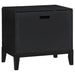 Brookmead 2 - drawer Nightstand Black - Walo Furniture