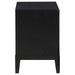 Brookmead 2 - drawer Nightstand Black - Walo Furniture