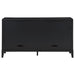 Brookmead 4 - door Sideboard Buffet Storage Cabinet Black - Walo Furniture