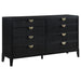 Brookmead 4 - piece Eastern King Bedroom Set Black - Walo Furniture