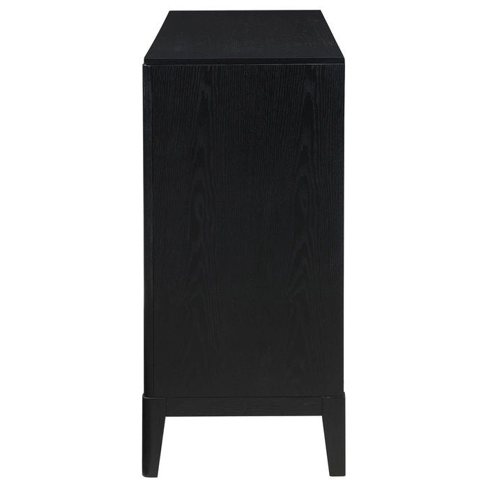 Brookmead 8 - drawer Dresser Black - Walo Furniture