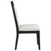 Brookmead Wood Dining Side Chair Ivory and Black (Set of 2) - Walo Furniture