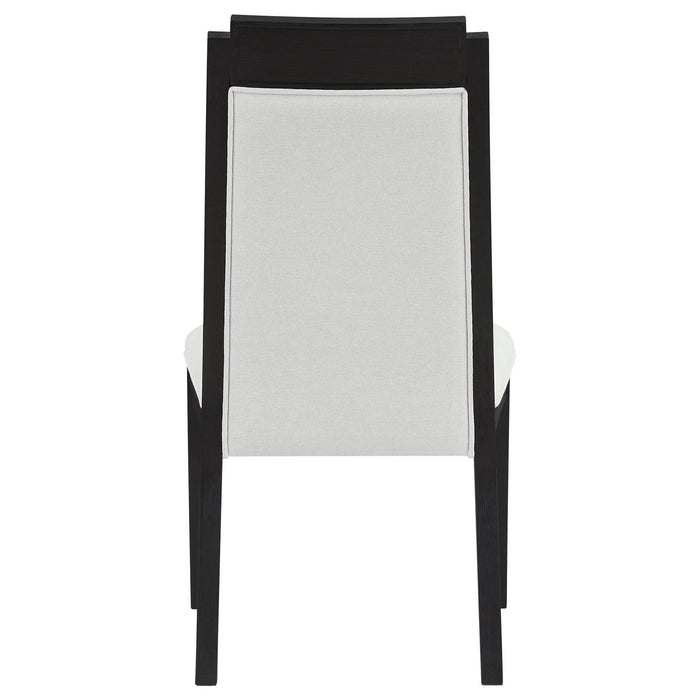 Brookmead Wood Dining Side Chair Ivory and Black (Set of 2) - Walo Furniture