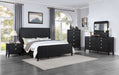 Brookmead Wood Eastern King Panel Bed Black - Walo Furniture