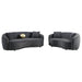 Brookside 2 - piece Velvet Upholstered Sofa Set Dark Grey - Walo Furniture