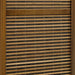 Browning 4 - panel Bamboo Room Divider Folding Screen Walnut - Walo Furniture