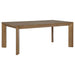 Bruner 72 - inch Rectangular Wood Dining Table Natural Brown - Walo Furniture