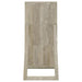 Cadence Tempered Glass Full Length Mirror Grey Washed Oak - Walo Furniture