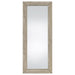 Cadence Tempered Glass Full Length Mirror Grey Washed Oak - Walo Furniture