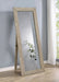 Cadence Tempered Glass Full Length Mirror Grey Washed Oak - Walo Furniture