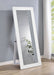 Cadence Tempered Glass Full Length Mirror White High Gloss - Walo Furniture