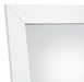 Cadence Tempered Glass Full Length Mirror White High Gloss - Walo Furniture