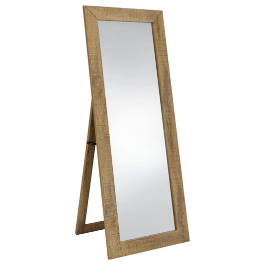 Cadence Tempered Glass Full Length Standing Mirror Mango - Walo Furniture