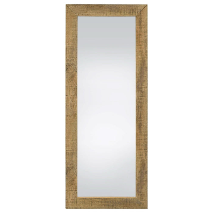 Cadence Tempered Glass Full Length Standing Mirror Mango - Walo Furniture