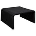 Cahya Woven Rattan Square Coffee Table Black - Walo Furniture